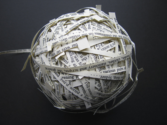Ann Hamilton - (lineament_book ball)